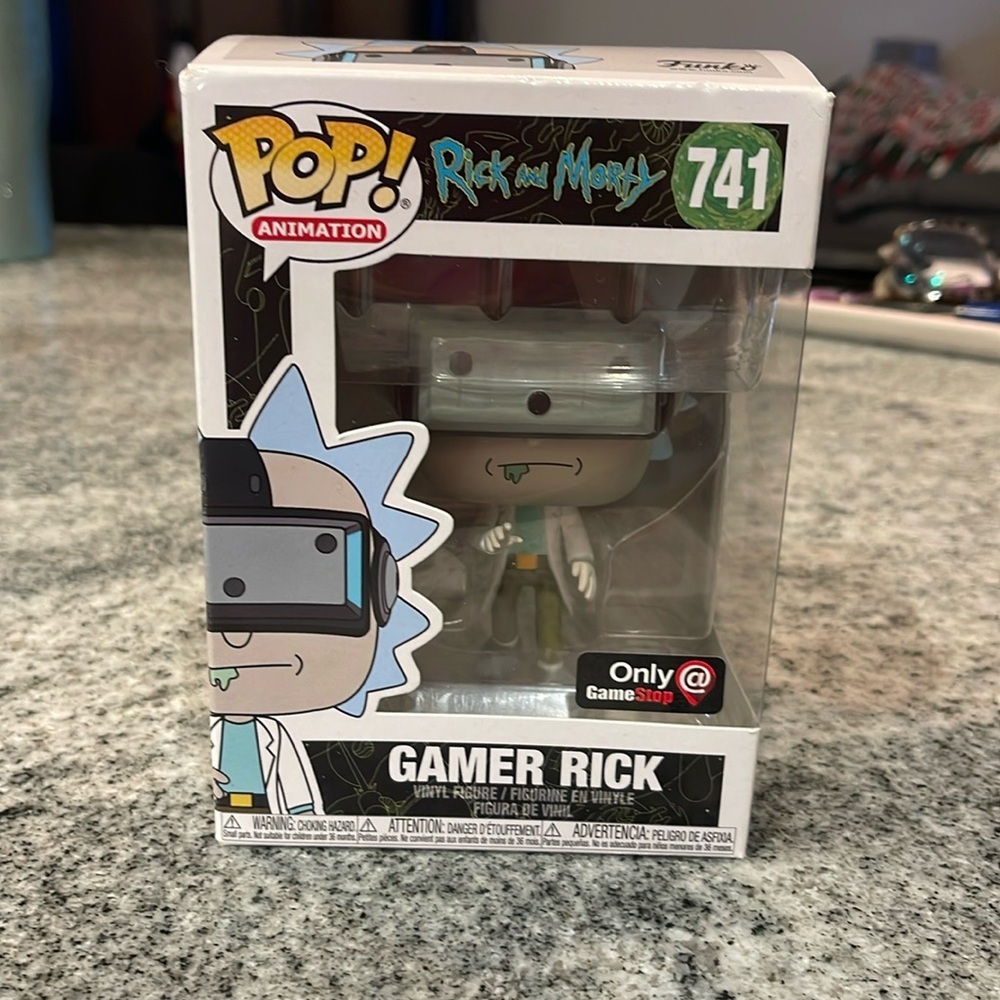 ⭐️ Funko pop Figured #741 Gamer Rick